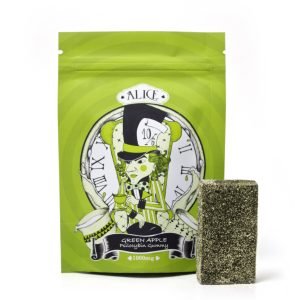 Buy Alice Green Apple Mushroom Gummy (1000mg) Online New Zealand