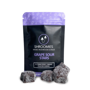 Buy Shroomies Psilocybin Grape Sour Stars (3000mg) online New Zealand